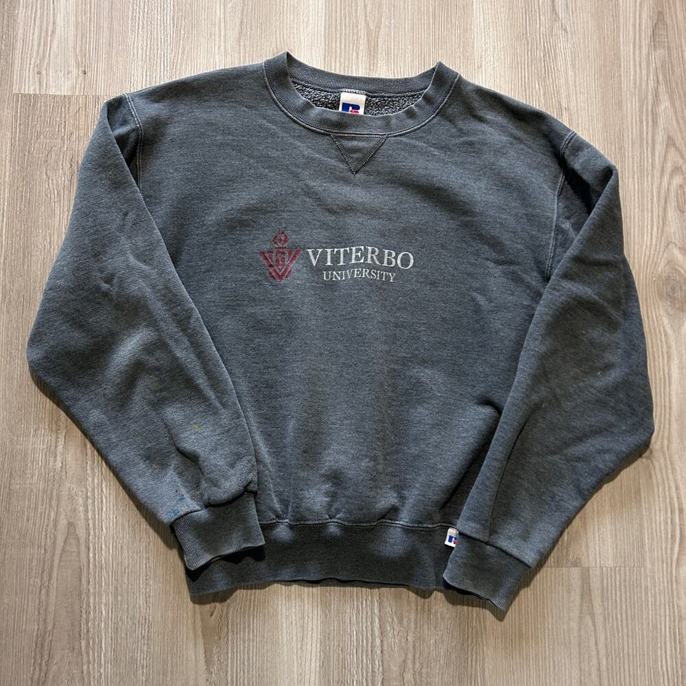 Vintage 90’s Russell Athletic Viterbo University Crewneck Sweatshirt Sz Small